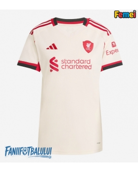 Liverpool Tricou Fotbal Replică 2025-26 Femei Deplasare